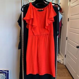Ali Ro Ruffle Sleeve Dress